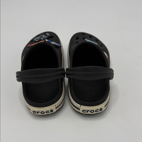 CROCS Black Kids Sandals with Car Charms - Picture 5 of 9